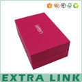 Extra Link Factory Price Wholesale Custom Foil Stamping Logo Red Paperboard Perfume Packaging Containers